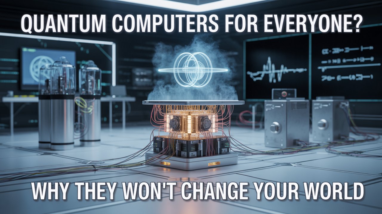 Quantum Computers For Everyone How They Won’t Change The World